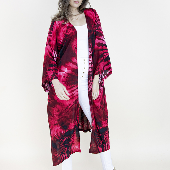 Women's Kimono Bathing Suit Beach Cover Up Summer Swimsuit Wrap Shawl Cardigan T - Picture 1 of 1